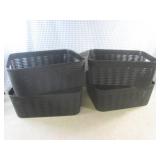 (A-3) 4 New Medium Rectangle Black ... (A-3) 4 New Medium Rectangle Black ...