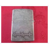(CNTR) Vintage Zippo Barbed Wire Li... (CNTR) Vintage Zippo Barbed Wire Li...