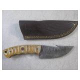 (FS) 8' Damascus Blade Knife with L... (FS) 8' Damascus Blade Knife with L...