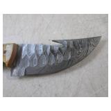 (FS) 8' Damascus Blade Knife with L... (FS) 8' Damascus Blade Knife with L...