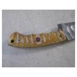 (FS) 8' Damascus Blade Knife with L... (FS) 8' Damascus Blade Knife with L...