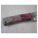 (FS) 8' Damascus Blade Knife with L... (FS) 8' Damascus Blade Knife with L...