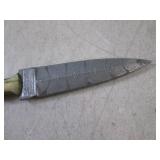 (FS) 8.25' Damascus Blade Knife wit... (FS) 8.25' Damascus Blade Knife wit...