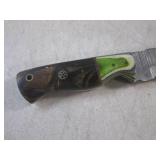 (FS) 8.25' Damascus Blade Knife wit... (FS) 8.25' Damascus Blade Knife wit...