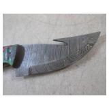 (FS) 8' Damascus Blade Knife with L... (FS) 8' Damascus Blade Knife with L...