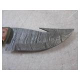 (FS) 8' Damascus Blade Knife with L... (FS) 8' Damascus Blade Knife with L...