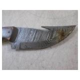 (FS) 8' Damascus Blade Knife with L... (FS) 8' Damascus Blade Knife with L...