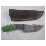 (FS) 8' Damascus Blade Knife with L... (FS) 8' Damascus Blade Knife with L...