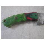 (FS) 8' Damascus Blade Knife with L... (FS) 8' Damascus Blade Knife with L...