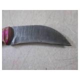 (FS) 8' Damascus Blade Knife with L... (FS) 8' Damascus Blade Knife with L...