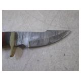 (FS) 5.75' Damascus Blade Knife wit... (FS) 5.75' Damascus Blade Knife wit...