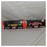 (2) 1/43rd Scale Nascar Quartzo Collectible (2) 1/43rd Scale Nascar Quartzo Collectible