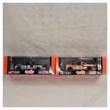(2) 1/43rd Scale Nascar Quartzo Collectible (2) 1/43rd Scale Nascar Quartzo Collectible
