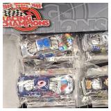 Nascar 1989-1999 12 Silver Chrome Commemortive Car Set Nascar 1989-1999 12 Silver Chrome Commemortive Car Set