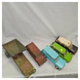 Lot of 4 Jeeps and Truck Frame Lot of 4 Jeeps and Truck Frame