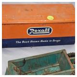 Lot of Dump Trucks and Rexall Van Body Lot of Dump Trucks and Rexall Van Body
