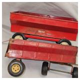 Lot of 2 Flare Wagons and Hook n Ladder Trailers Lot of 2 Flare Wagons and Hook n Ladder Trailers