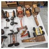 Huge Lot of Road Graders, Structo and Parts Huge Lot of Road Graders, Structo and Parts