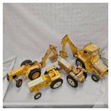 Lot of 4 International Die Cast Back Hoes Lot of 4 International Die Cast Back Hoes
