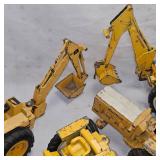 Lot of 4 International Die Cast Back Hoes Lot of 4 International Die Cast Back Hoes