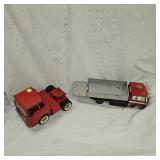 1950's Structo Fire Truck Tractor and Misc 1950's Structo Fire Truck Tractor and Misc
