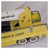 Structo 1960's Power and Light Crane Truck Structo 1960's Power and Light Crane Truck