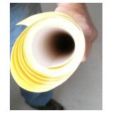 Rm 207 - roll of yellow paper 4x50 ft
