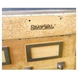 Rm 205 - Vintage file cabinet with card drawers