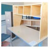Rm 211 -  file cabinet, table, book case