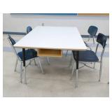 Rm 215 - desk and 4 chairs