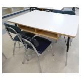 Rm 215 - desk and 4 chairs