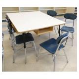 Rm 215 - desk and 4 chairs