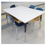 Rm 215 - desk and 4 chairs