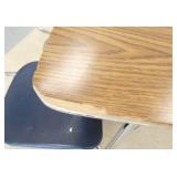 Rm 217 - half moon desk and 4 chairs