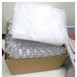 ECFE - chair, bubble wrap and a small tote of coffee filters, napkins, pens