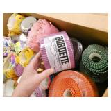 ECFE - Large box of border for bulletin boards and group of other signs and cut outs