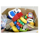 ECFE - Bookshelf and contents on 2 scooters