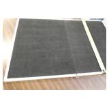 ECFE - table 60x36 and a fabric display board for velcro items 24x35