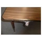 ECFE - table 60x36 and a fabric display board for velcro items 24x35