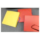 ECFE - snow sled, 4 seat cushions, bean bag chair and pillow