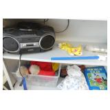 ECFE - bookshelf with contents