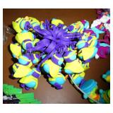 GymO- Lot of approx 80 Backpack friends, trading cards, new jump ropes, bracelets