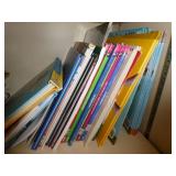 Rm 115 - 2 short bookshelves 54x17x30 and 52x25x30 and one cabinet 36x24x80and all contents