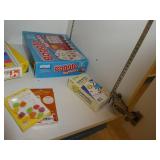 Rm 115 - 2 short bookshelves 54x17x30 and 52x25x30 and one cabinet 36x24x80and all contents