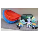 Rm 115 - 4 rocker seats, step stool and plush