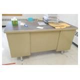 Rm 114 - teachers steel desk