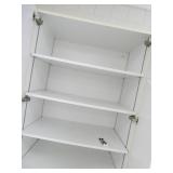 Rm 114 - Wall of cabinetry - 3 cabinets, 2 bookcases and shoe storage