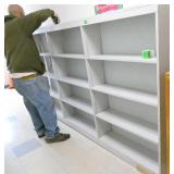Rm 111B - 9 ft long bookcase, 9 deep 60 high