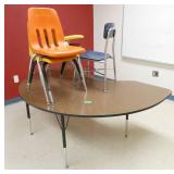 Rm 111B - half moon table and 4 chairs