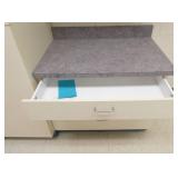 Rm 111B - cabinets - coat, regular, drawers and upper